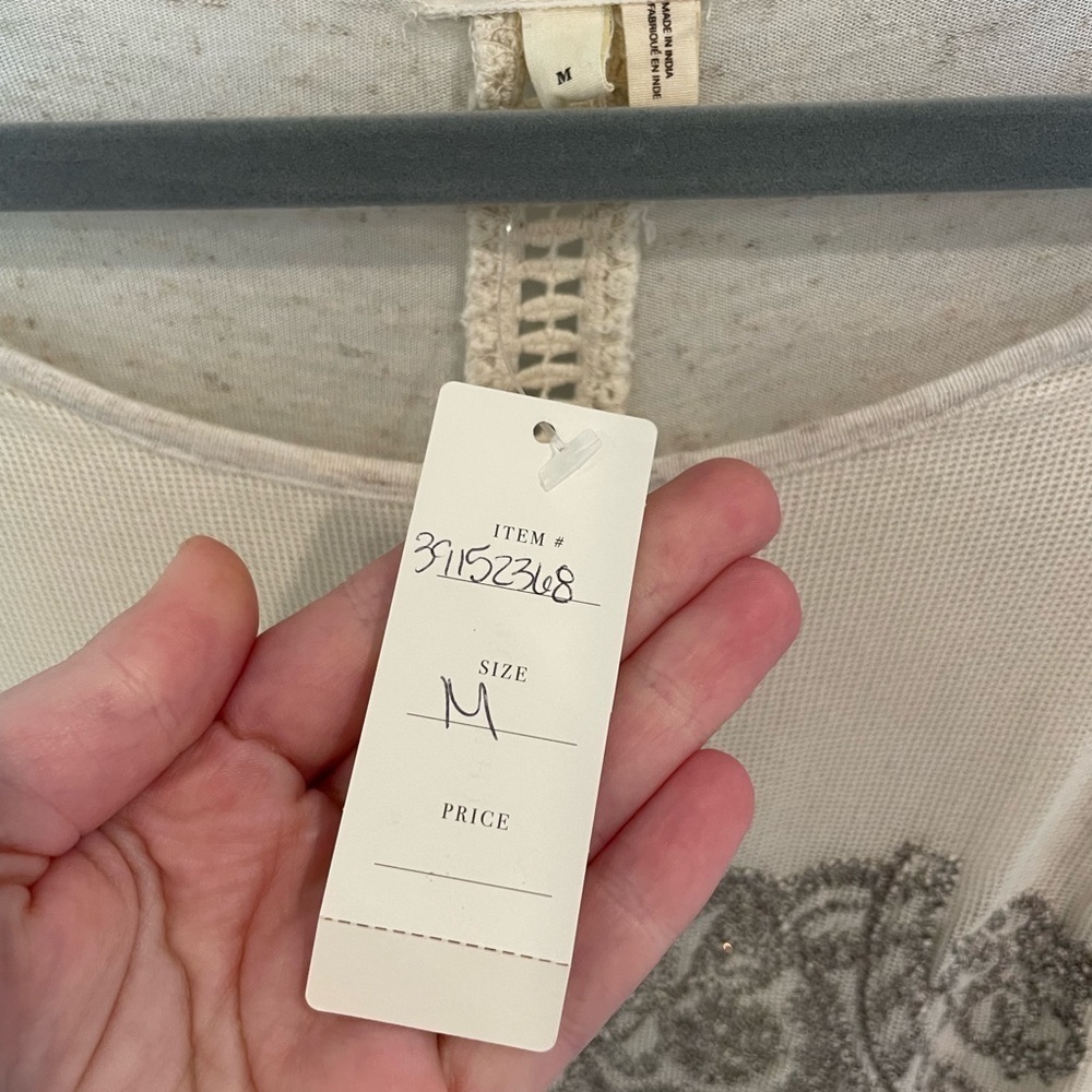 Anthropologie Meadow Rue Saba Embroidered Top - Picture 6 of 9